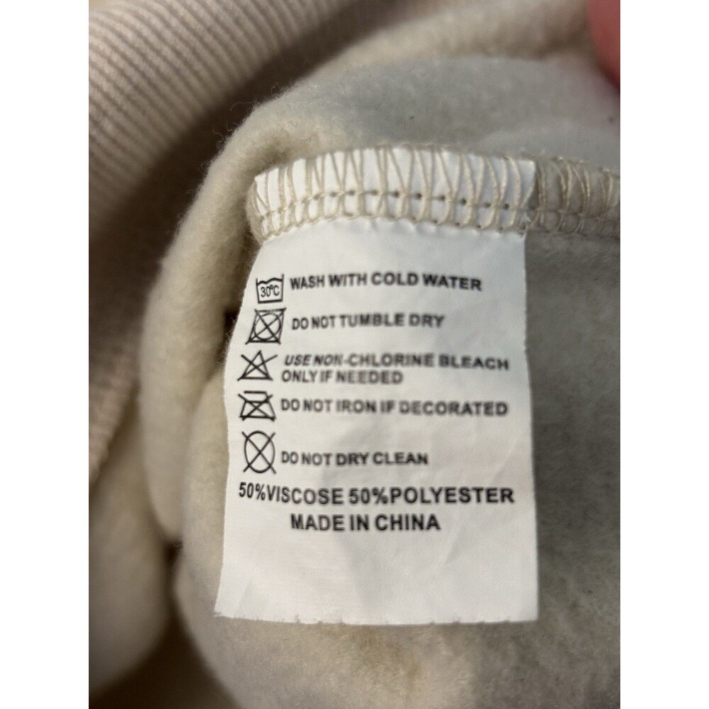 Women’s Winter Tree Design Sweatshirt  Tan  Size L - Picture 3 of 7